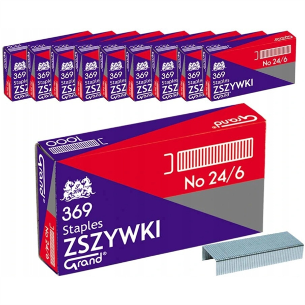 Zszywki GRAND 24/6 OPAKOWANIE 10szt.